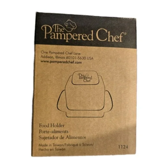 NEW!  Pampered Chef #1124‎ Food Holder For Microplane Shredder Grater