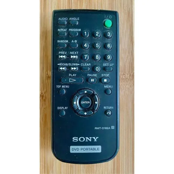 Sony RMT-D182A Remote Control For Portable DVD Players