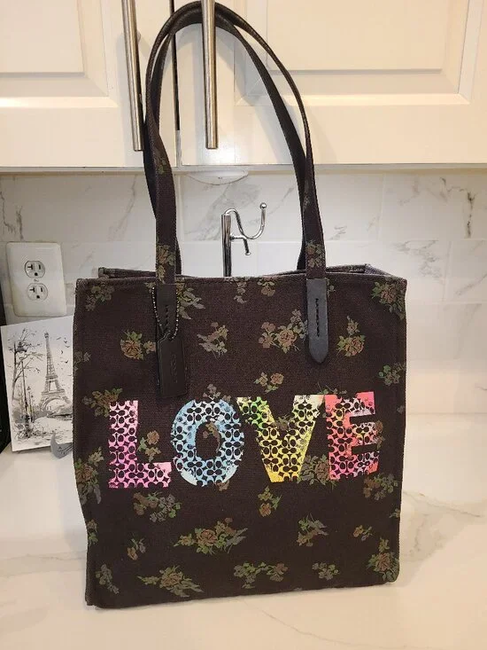 Coach LOVE Tote By Jason Taylor EUC