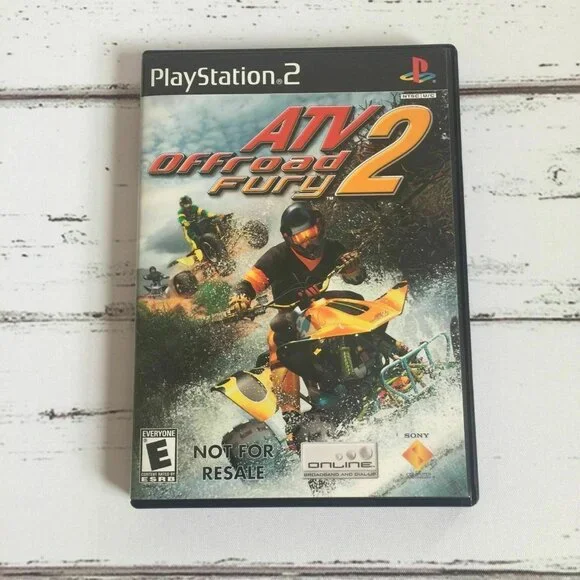 ATV Offroad Fury 2 Sony PlayStation 2 PS2 Video Game Tested And Works