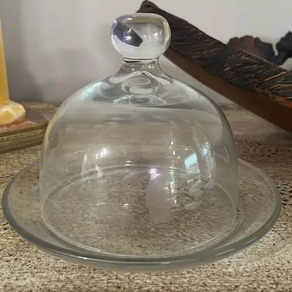 Princess House cheese/butter dish  Vintage