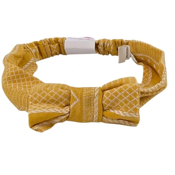 Tommy Bahama Girls 18M Yellow Bow Headband‎ NWT