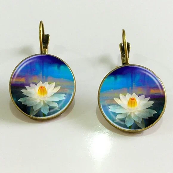 🎀 Trendy Ethnic Flower Earrings Bohemian Vintage Earrings For Women,HA4045