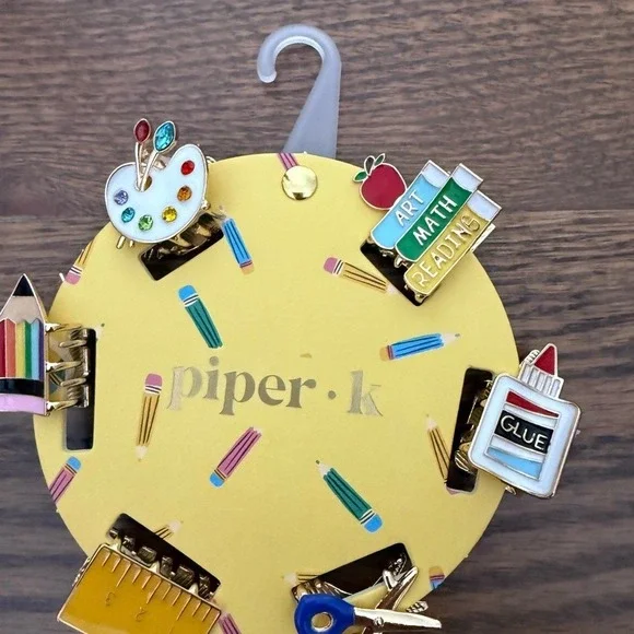 Piper K Creative Kids Hair Clip Set -‎ Multicolor