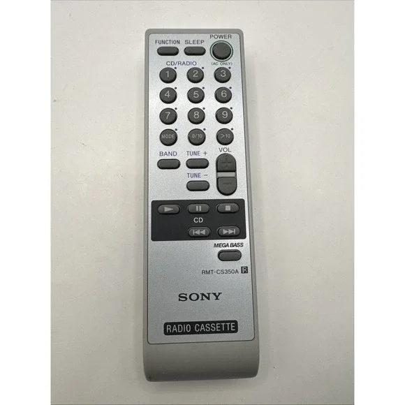 Genuine Sony RMT-CS350A Remote Control for Radio Cassette Player OEM