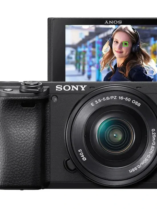 Sony Alpha 6400 APS-C Mirrorless Camera 4K W/ E PZ 16-50mm f/3.5-5.6 OSS Lens