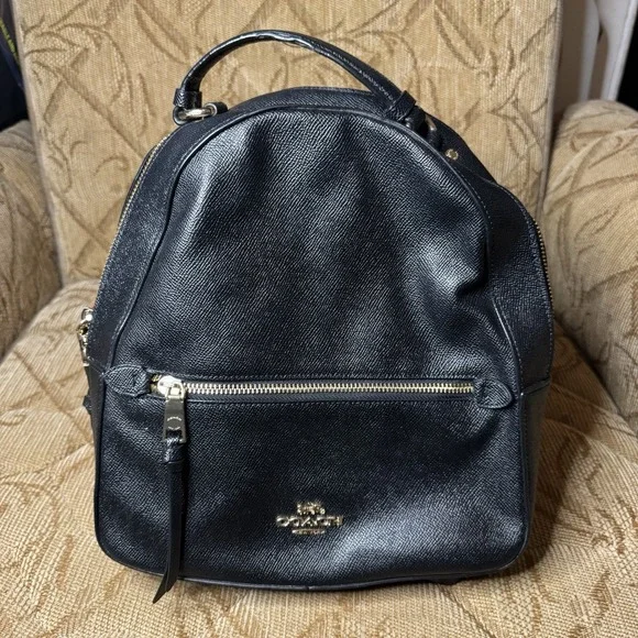 Coach Jordyn‎ Women's Backpack Black - F76624 (Black/Gold)