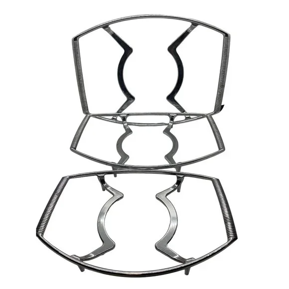 Vtg. Set of 3 Corning Ware Casserole Serving Cradles P10-M1,P11-2-1/2, P11-M-1