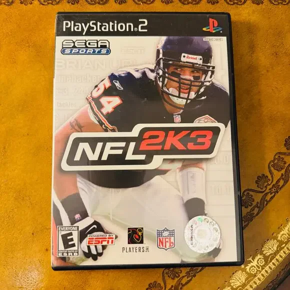 Sony Playstation 2 PS2 Sega Sports NFL 2K3 Rated E Espn Video Game & Manual