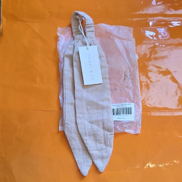 Nwt! Jamie Kay Organic Cotton Muslin Headband In Misty Pink