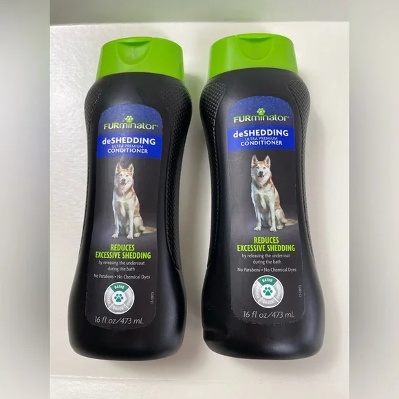 FURminator deSHEDDING Dog Ultra Premium Conditioner 16 OZ (X 2) Lot Of 2 Bottles