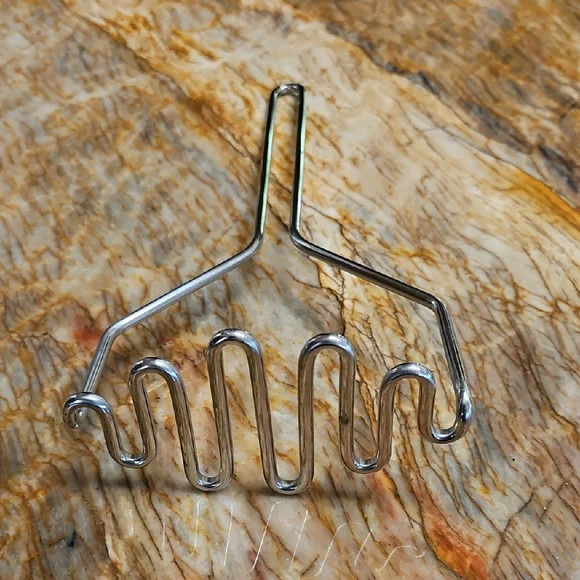Silver Metal Potato Masher