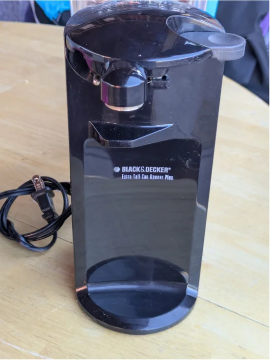 Black Decker Extra Tall Can Opener