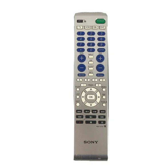 SONY RM-V210 OEM‎ Original 4 Device Universal Remote Control TV Cable DVD VCR