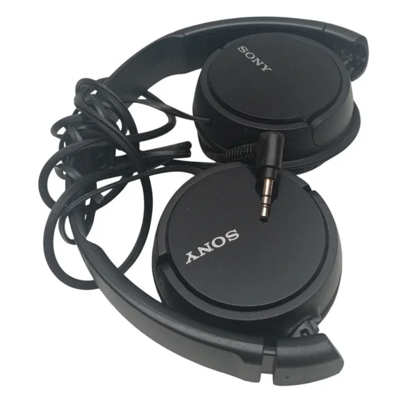 Sony Black Folding Over Ear Compact Headphones / 3.5mm Jack‎