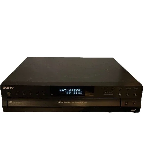 Sony CDP-CE500 5-Disc Carousel CD Changer Player & USB MP3 Recorder - Tested
