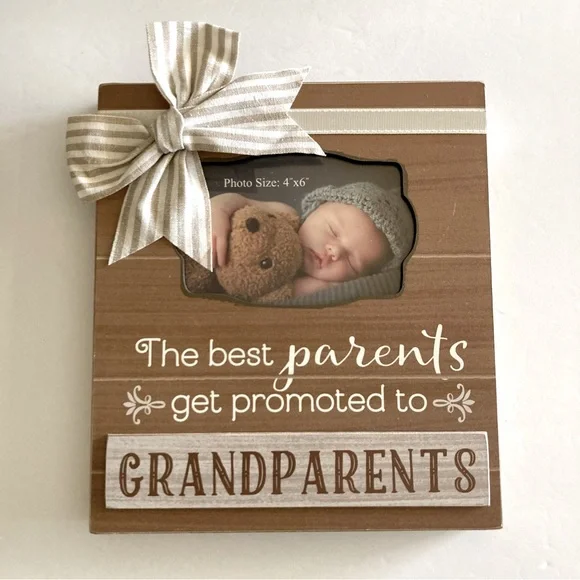 XM Arts Wood Grandparents Picture Frame