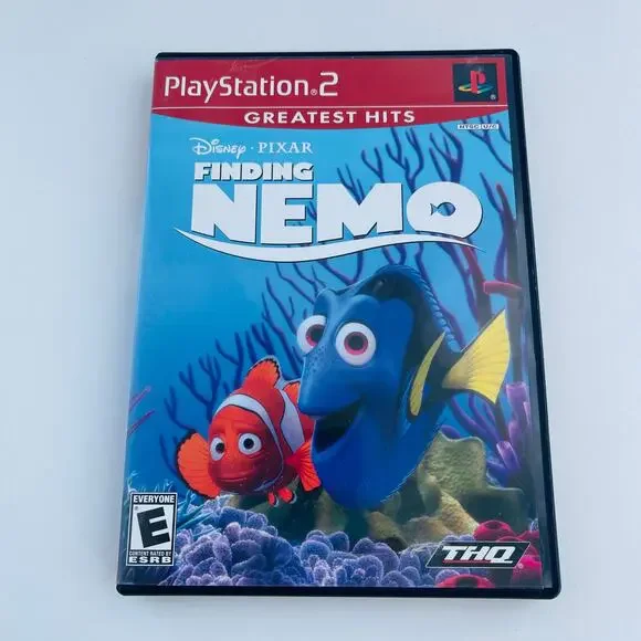 Disney Pixar Finding Nemo Sony PlayStation 2 PS2 2003 Everyone CIB