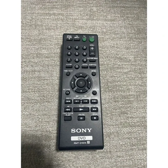 SONY RMT-D197A Original DVD Player Remote Control for DVP-SR510H Genuine Tested