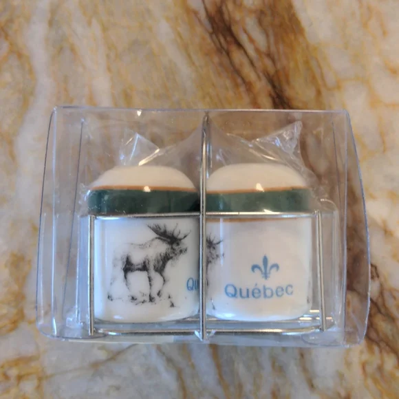 Quebec Salt & Pepper Shakers Moose