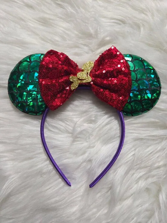 Little Mermaid Minnie Mouse Ears