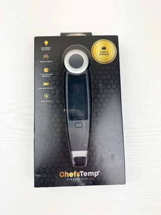 FinalTouch X10 Black Digital Instant-Read Thermometer