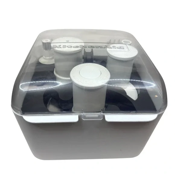 KitchenAid Food Processor Blade Storage Case Kit with Multipurpose & Dough
