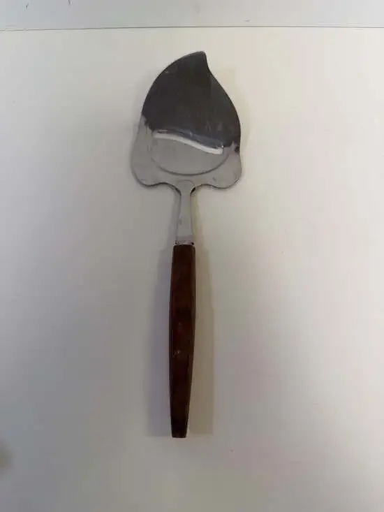 Vintage Stainless Steel Japan Cheese Slicer with Wood Handle