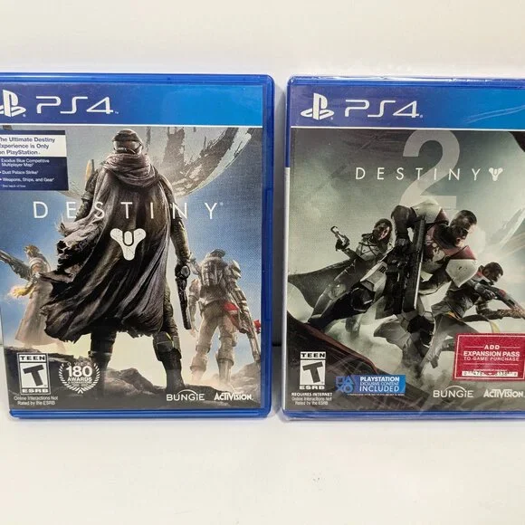 Destiny & Destiny 2 (New) PS4 Sony Playstation 4 First Person Shooter Game Lot 2
