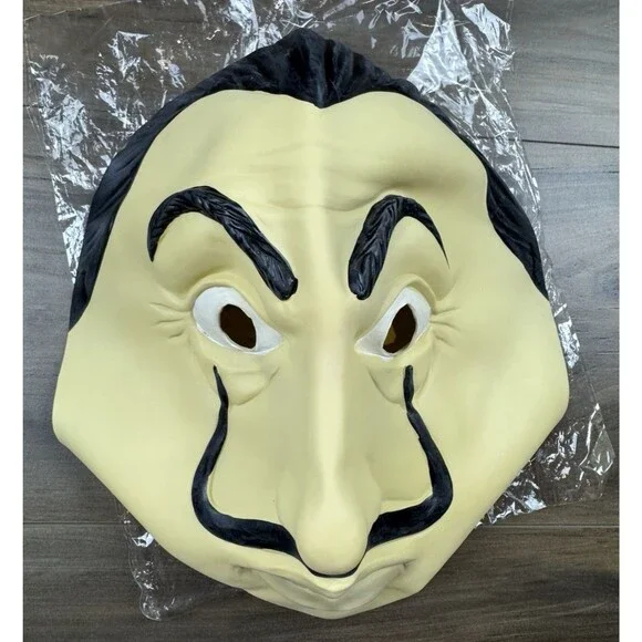 MONEY HEIST SALVADOR DALI Unisex La Casa De Papel Latex Mask