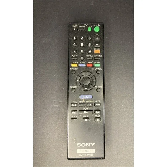 Remote Control For Sony BD-B107A RMT-B120P BDP-BX110 BDP-S390WM DVD Player