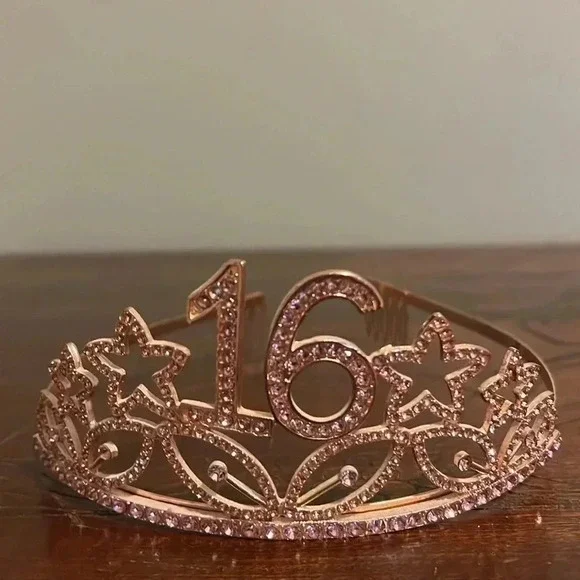 Sweet 16 Rose Gold Tiara
