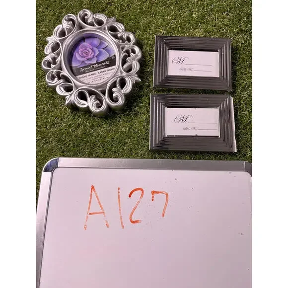 Set‎ of 3 Decorative Photo Frames - Silver Finish