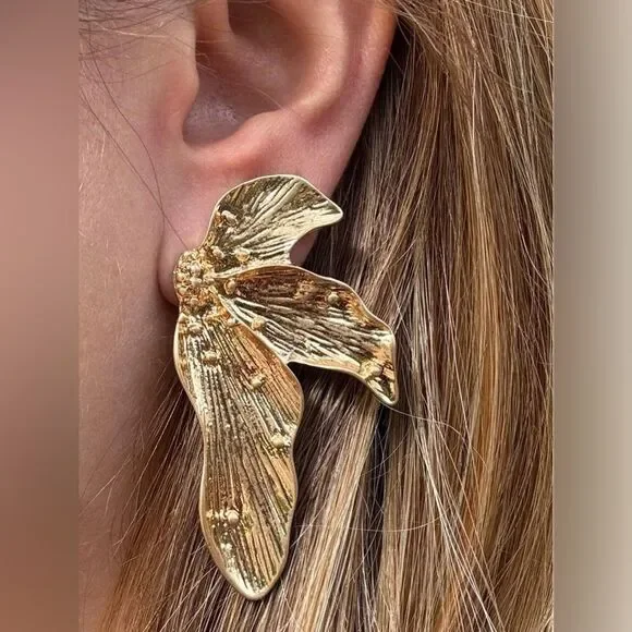Flower earrings  #198