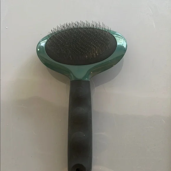 Green and Black Pet Brush