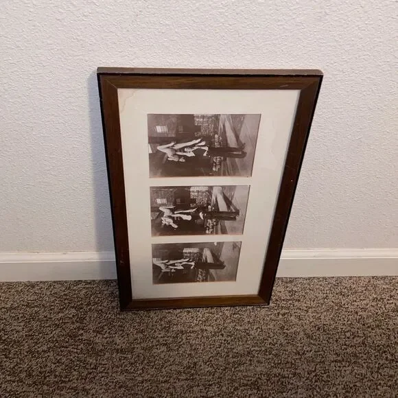 Classic Brown Wooden Picture Frame