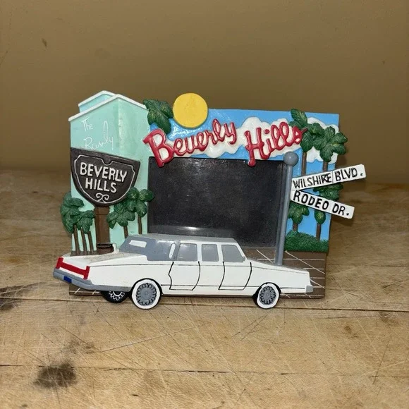 Beverly‎ Hills Souvenir Frame – Rodeo Dr Car Design California Decor 3D