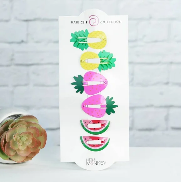 Fruity Fun Hair Clips