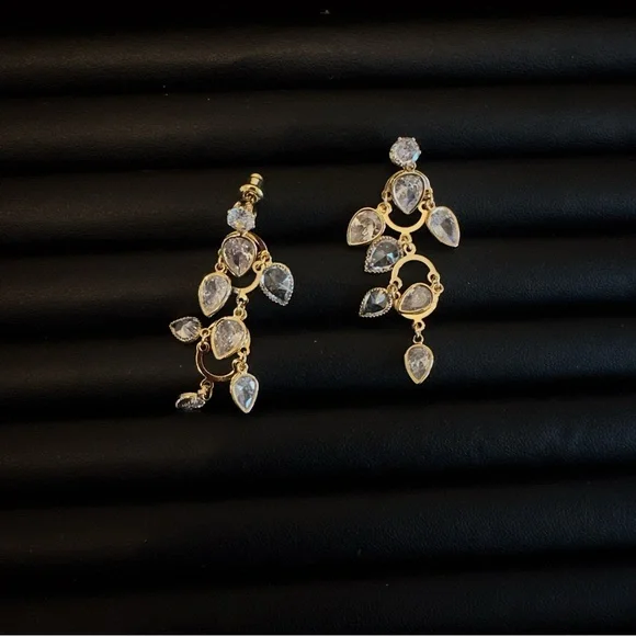 Women’s Rhinestone Boho Statement Earrings Sparkly Festival Style