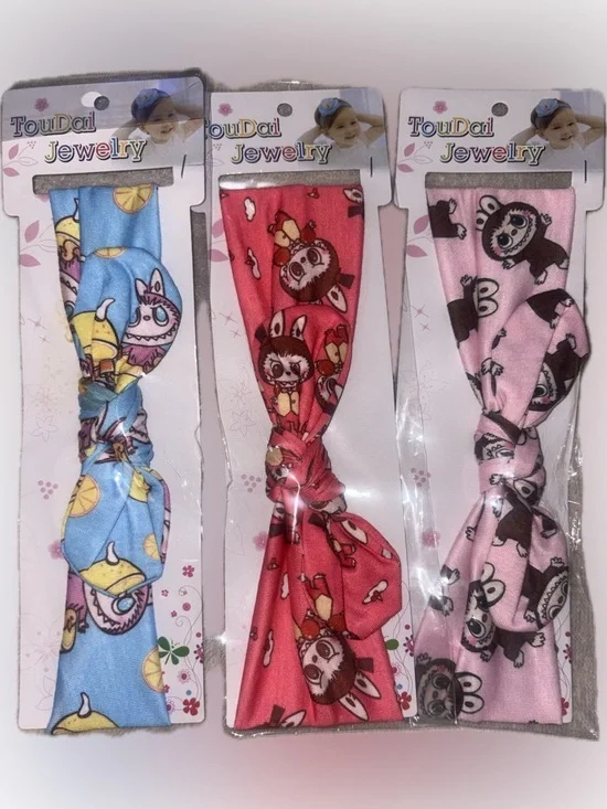 Kids Labubu soft knit headband wrap. Pick one! 🤩Bundle 5 for $20!