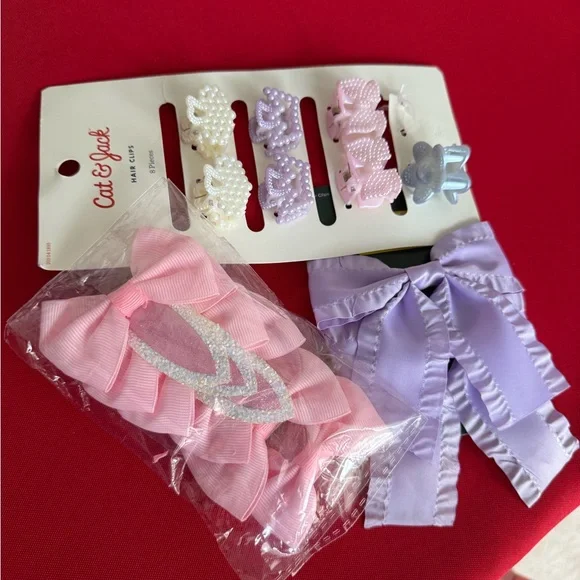 NWT Cat & Jack Pastel Hair Accessories Collection