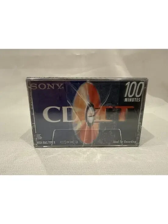 Sony C-100CDT2A 100 Minute High Bias Type II Blank Audio Cassette Tapes 8-Pack