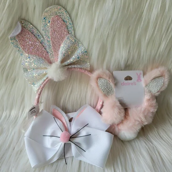 Claires’ Bunny Themed Hair Accessories Set