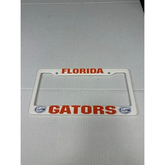 Florida Gators License Plate Cover Frame Plastic 6x12 Inches‎
