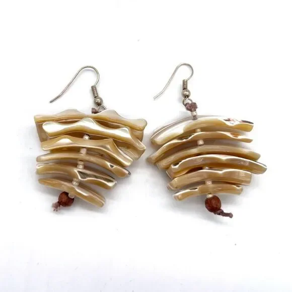 Mother of Pearl Dangle Earrings