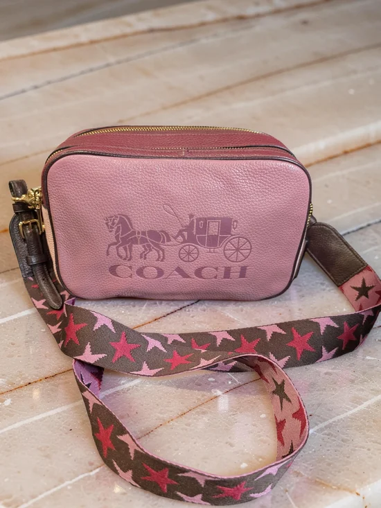 Coach Jes Crossbody in Colorblock Rose - 2 Hangtags