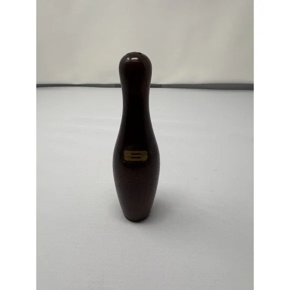 Vintage Wooden Bowling Pins Salt Shaker Replacement Retro