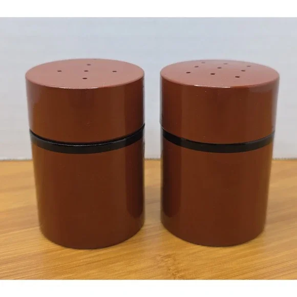 Vintage Taylor & Ng Japan Brown Salt n Pepper Shakers