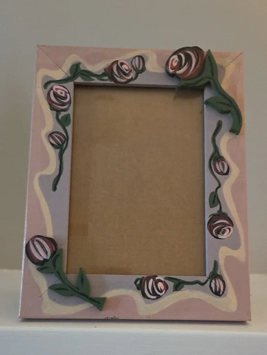 Anita Rosenberg Vintage Handpainted Photo Frame
