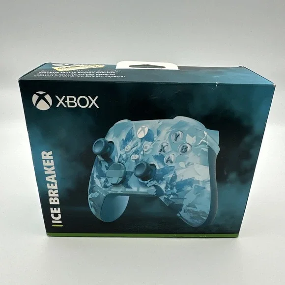 Microsoft Xbox Wireless Controller Ice Breaker Blue/White Bluetooth Textured